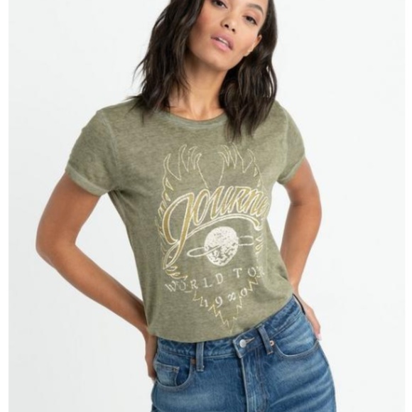 Lucky Brand Tops - Lucky Brand Metallic Journey Tee Small